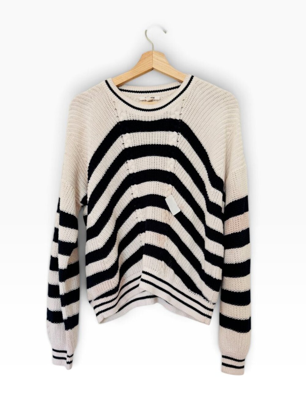 SPLENDID KNIT Vienna Chevron Sweater M Cotton